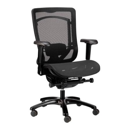Raynor Marketing Ltd. Eurotech All Mesh Task Chair - Black - Monterey Series MMSY55-PM01